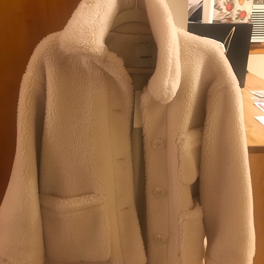 Pull&Bear Fleece trucker jacket